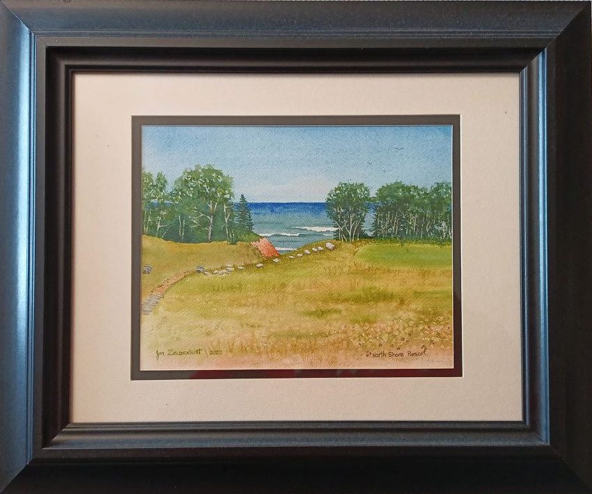 Painting of North Shore Retreat Ramp - Showcase for a Barter menu